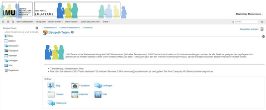 Screenshot LMU-Teams